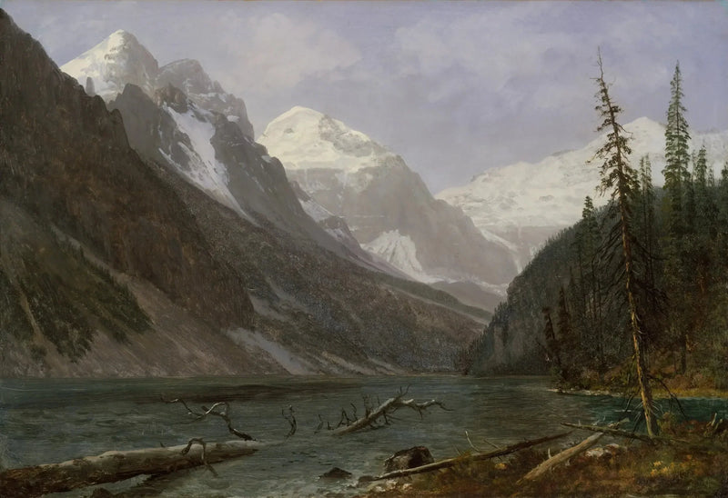 Rocheuses canadiennes (Lac Louise) - Albert Bierstadt