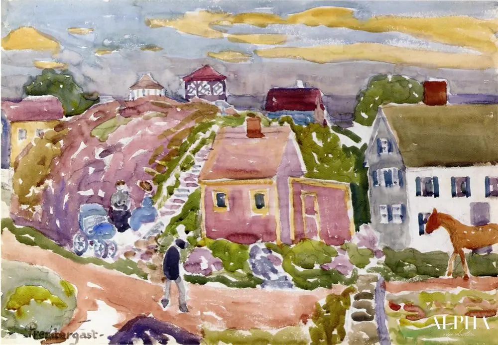 Rockport, Mass. - Maurice Prendergast - Reproductions de tableaux et peintures haut de gamme