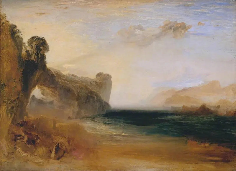 Rocky Bay con Figure - J. M. W. Turner