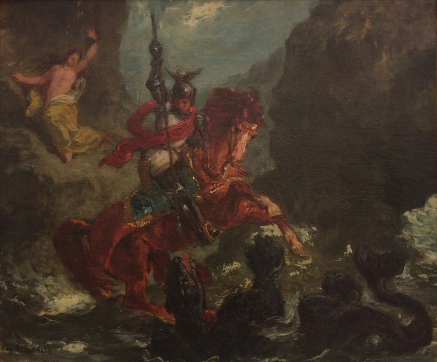 Roger che libera Angelica - Eugène Delacroix