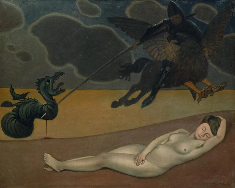 Roger che consegna Angélique - Félix Vallotton