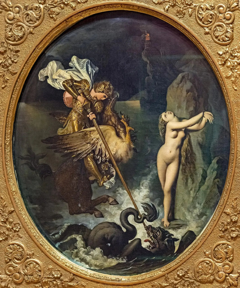 Roger che consegna Angélique - Jean-Auguste-Dominique Ingres
