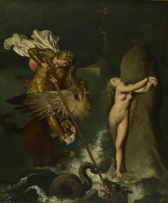 Roger che consegna Angélique - Jean-Auguste-Dominique Ingres