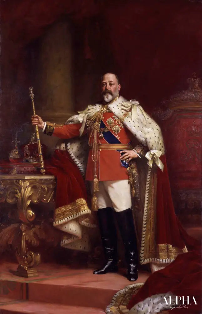 Roi Edward VII - Luke Fildes - Reproductions de tableaux et peintures haut de gamme