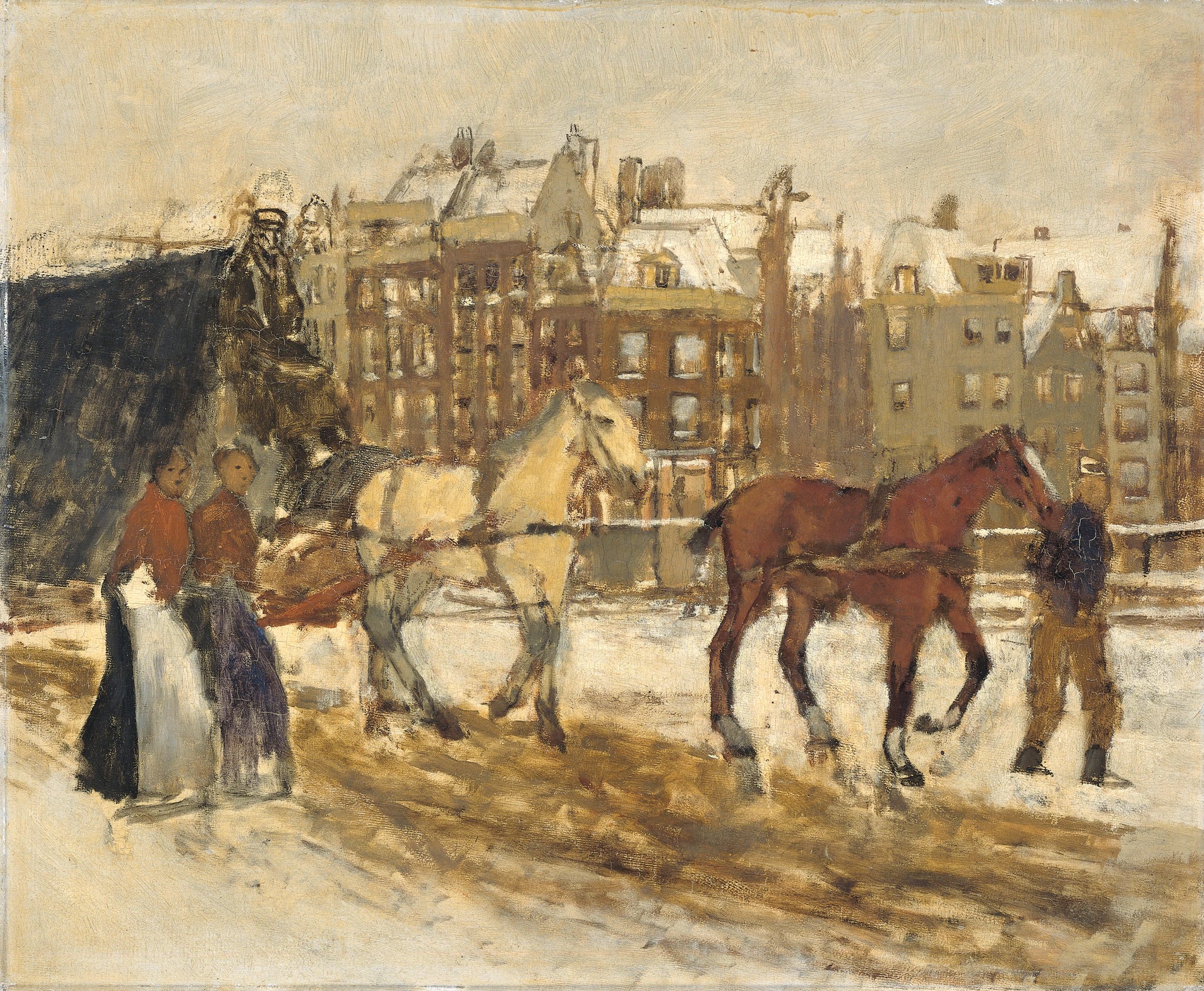 Le Rokin à Amsterdam - George Hendrik Breitner