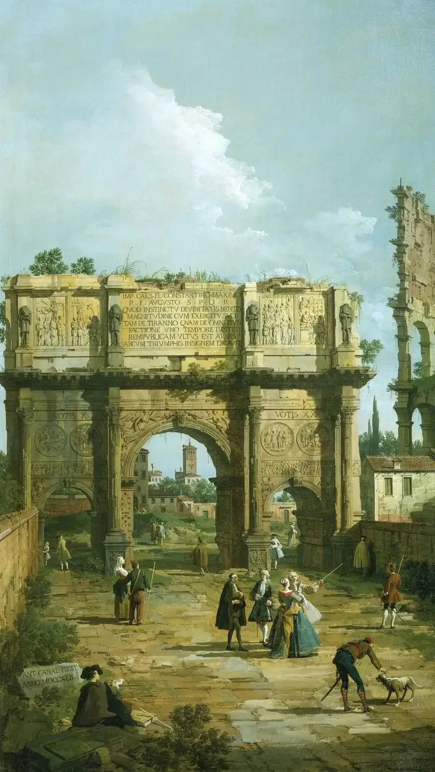 Roma : l'Arco di Costantino - Canaletto