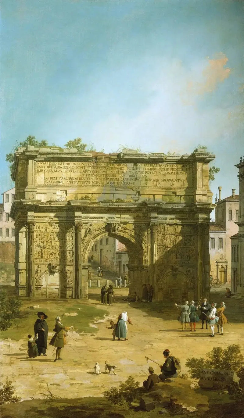Roma : l'Arco di Settimio Severo - Canaletto
