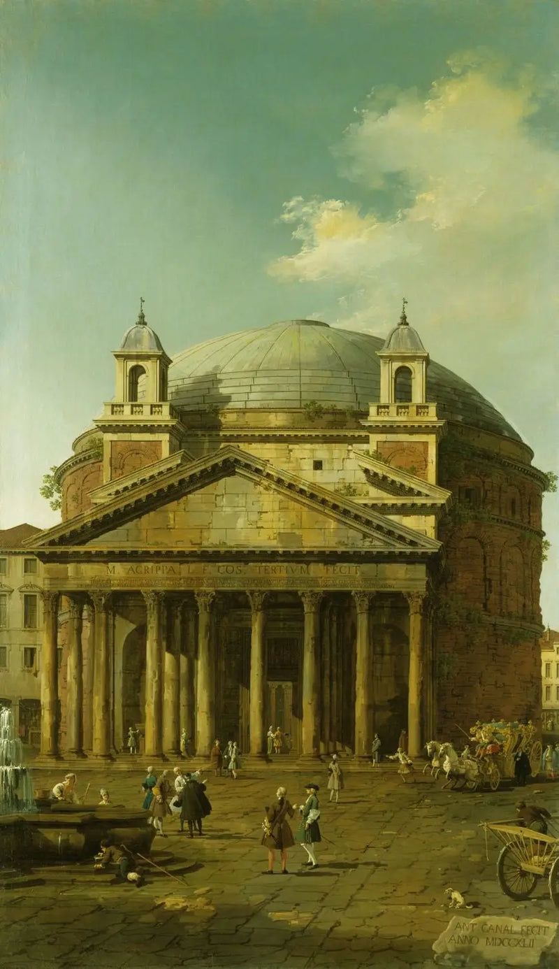 Roma : il Pantheon - Canaletto