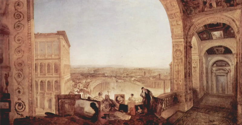 Roma vista dal Vaticano - J. M. W. Turner