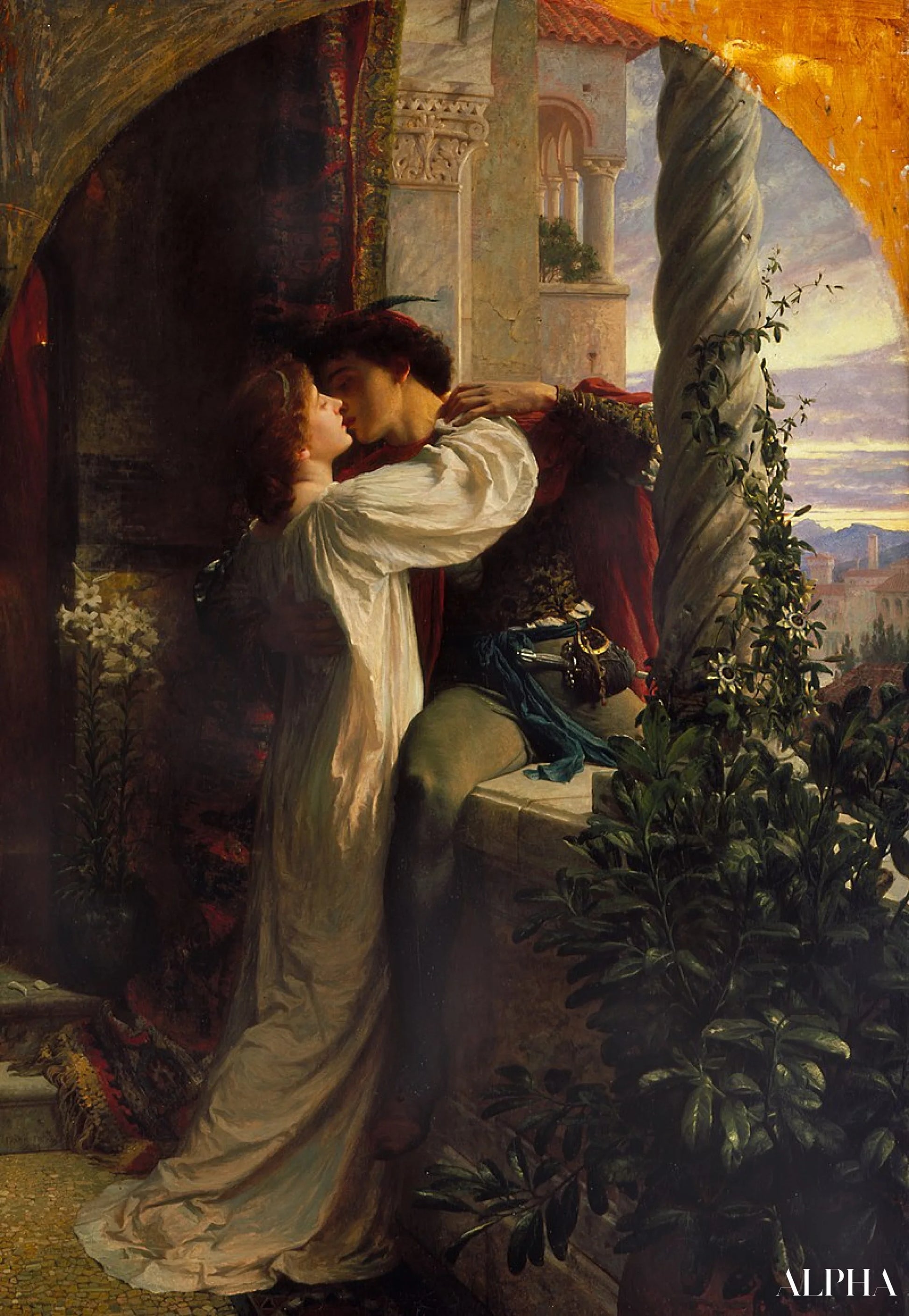 Romeo e Giulietta - Sir Francis Dicksee Riproduzioni di dipinti a olio