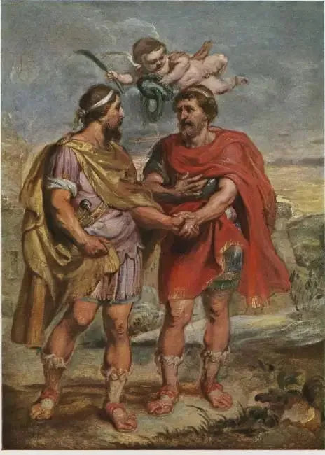 Romolo e Tito Tazio - Peter Paul Rubens