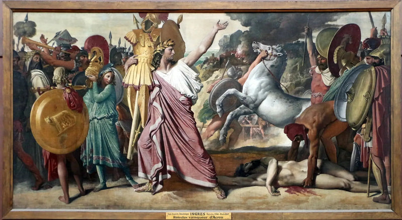 Romolo, vincitore di Acron - Jean-Auguste-Dominique Ingres