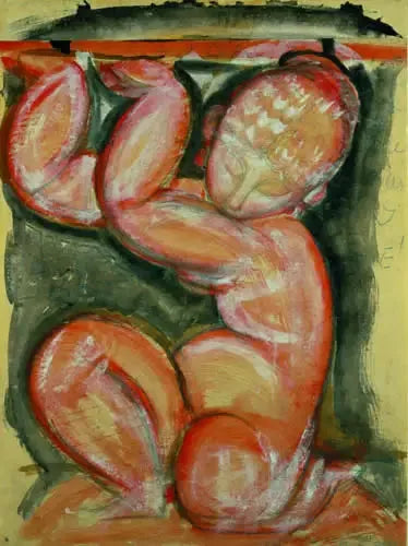 Cariatide rosa (Audace) - Amedeo Modigliani
