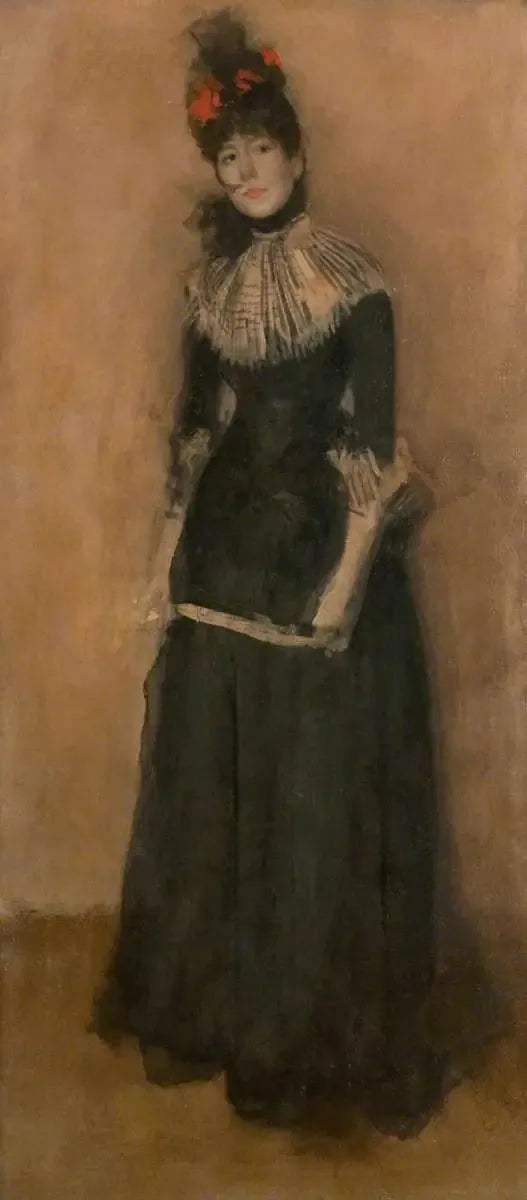 Rose et argent : La jolie mutine - James Abbott McNeill Whistler image 1 reproduction artisanale de tableau