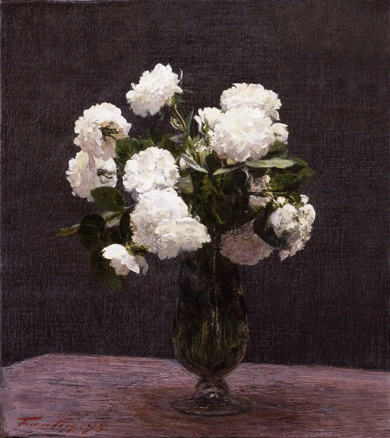 Rose bianche - Henri Fantin-Latour