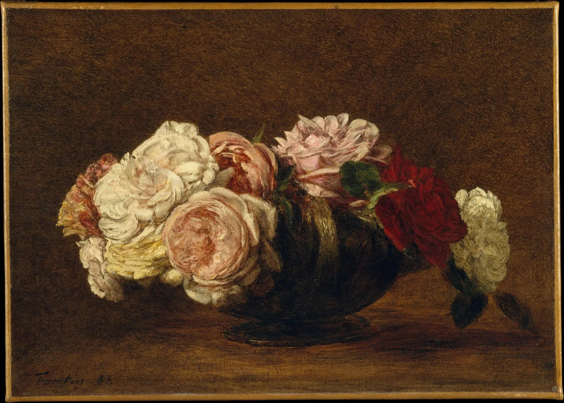 Rose in una ciotola - Henri Fantin-Latour