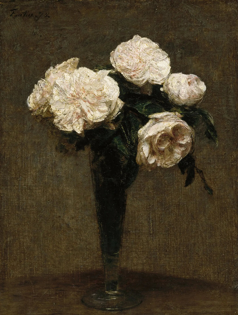 Rose in un vaso - Henri Fantin-Latour