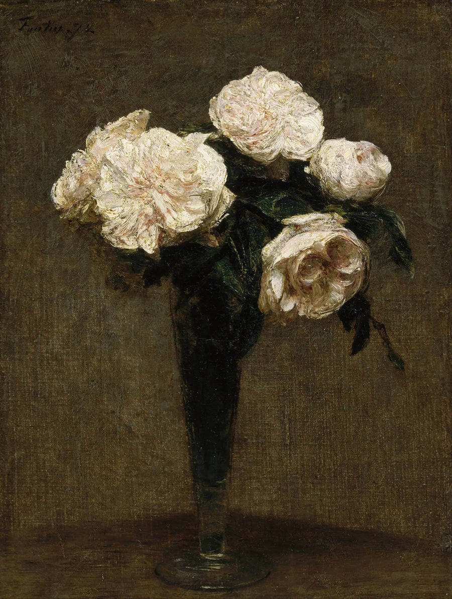 Rose in un vaso - Henri Fantin-Latour