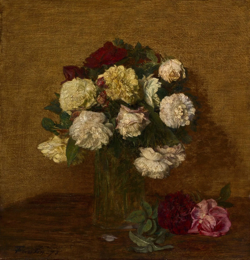 Rose in un vaso - Henri Fantin-Latour