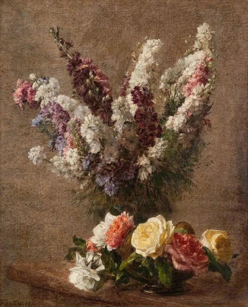 Rose e pied-de-lis - Henri Fantin-Latour