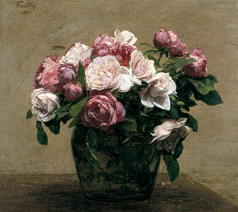 Rose rose - Henri Fantin-Latour