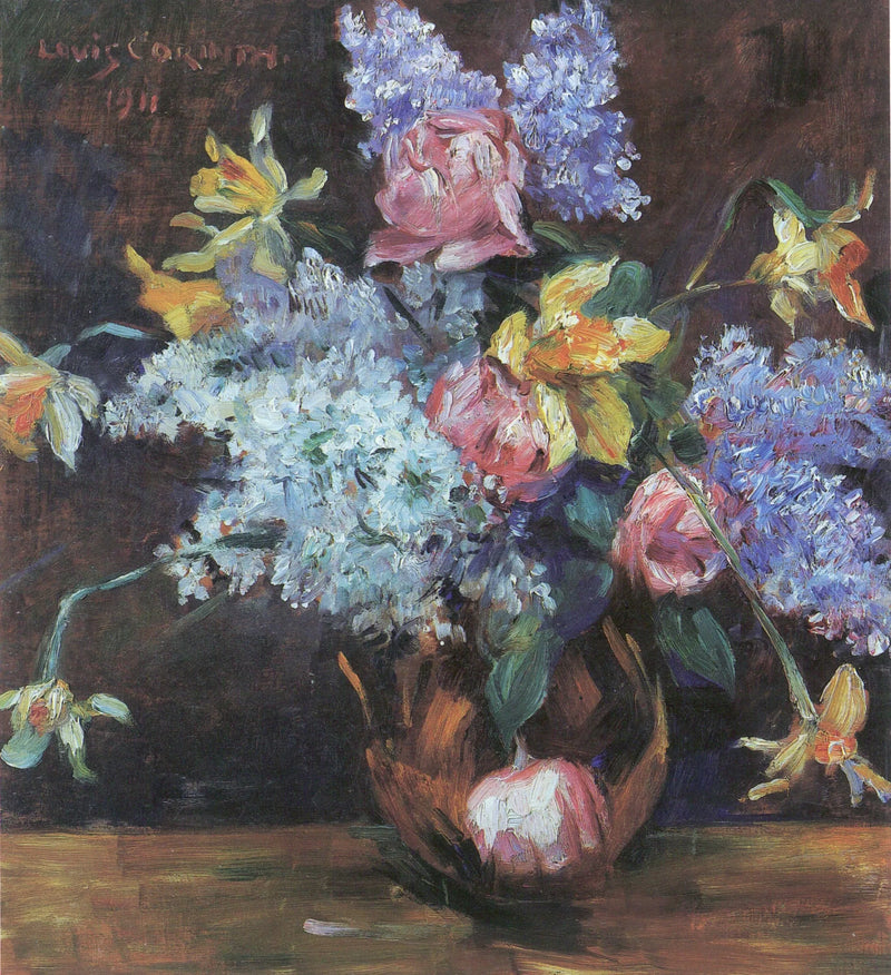 Rose, lillà e narcisi - Lovis Corinth