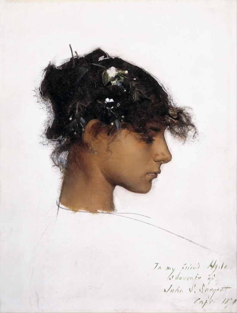 Rosina Ferrara, Testa di una ragazza di Capri - John Singer Sargent