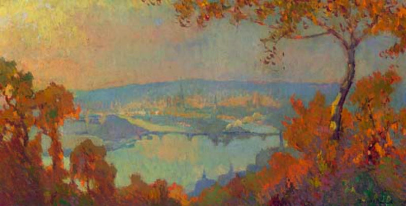 Rouen, vista della Senna - Robert Antoine Pinchon