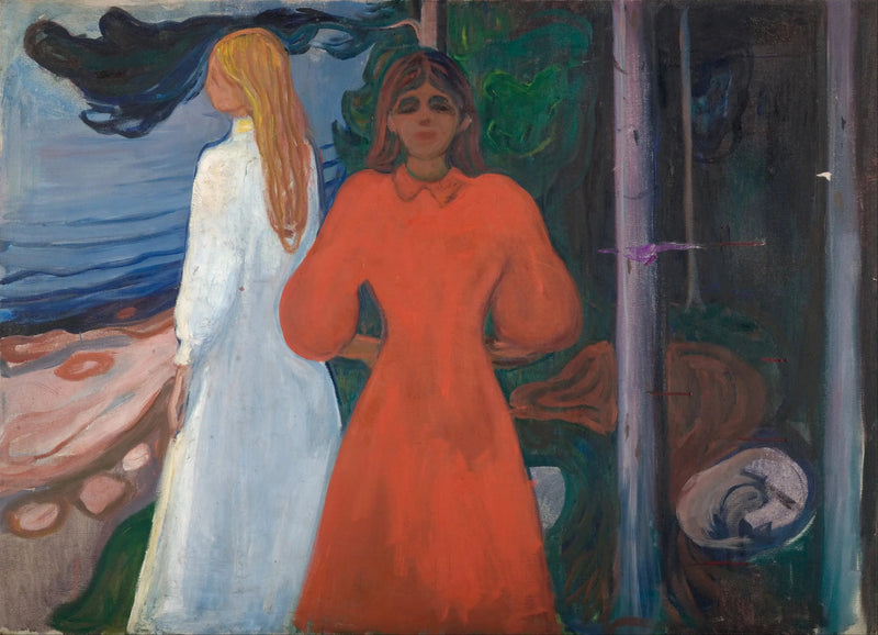 Rosso e Bianco - Edvard Munch