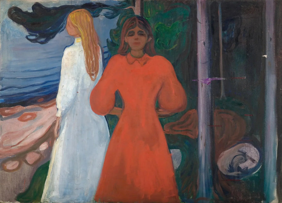 Rosso e Bianco - Edvard Munch