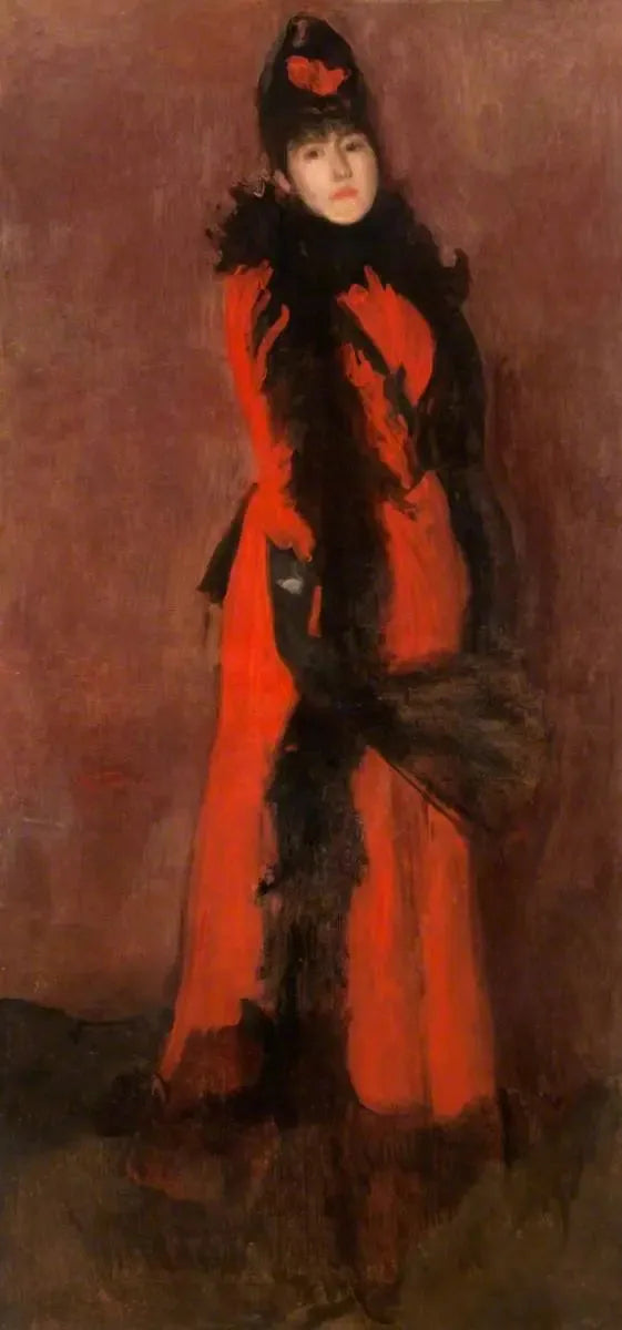 Rosso e Nero: Il Ventaglio - James Abbott McNeill Whistler