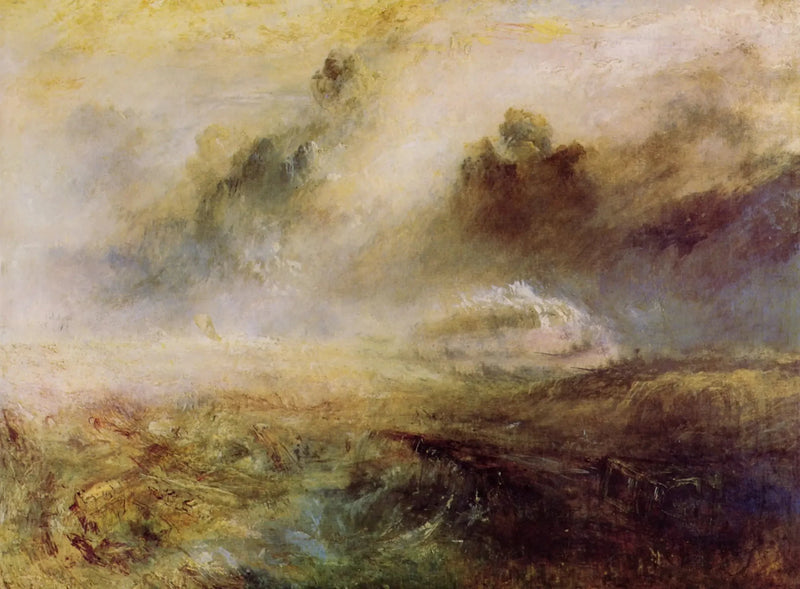 Mare Mosso con Relitti - J. M. W. Turner