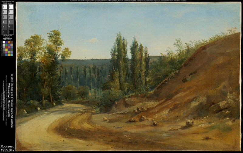 Strada nel Giura - Théodore Rousseau