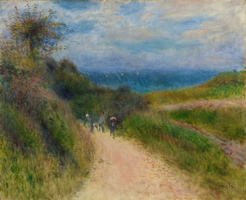 Strada di Berneval - Pierre-Auguste Renoir