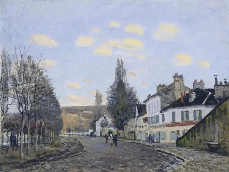 Via di Saint-Germain a Marly-le-Roi - Alfred Sisley