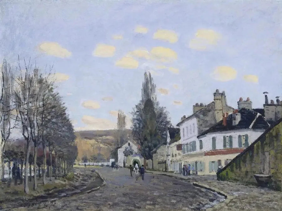 Via di Saint-Germain a Marly-le-Roi - Alfred Sisley