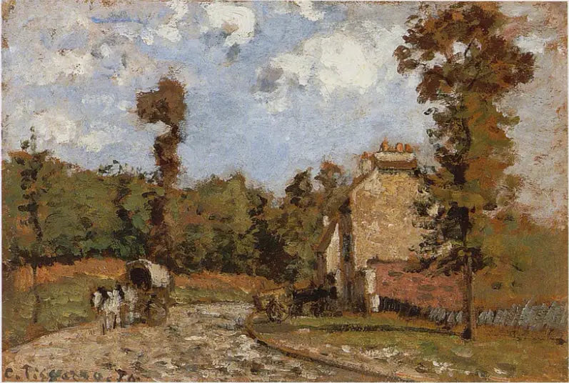 Via di Versailles, Marly-le-Roi - Camille Pissarro