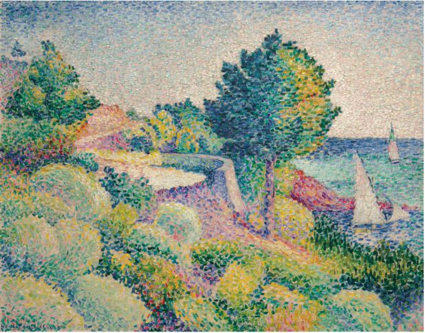 Route du Lavandou verso Saint-Clair - Henri-Edmond Cross