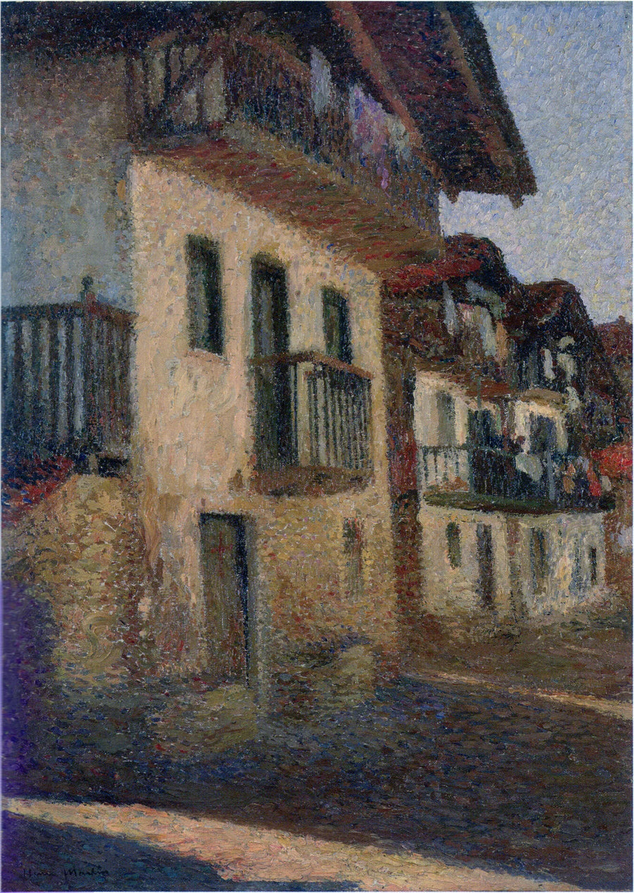 Strada del villaggio - Henri-Jean Guillaume Martin