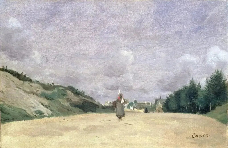 Route in Normandia - Jean-Baptiste Camille Corot