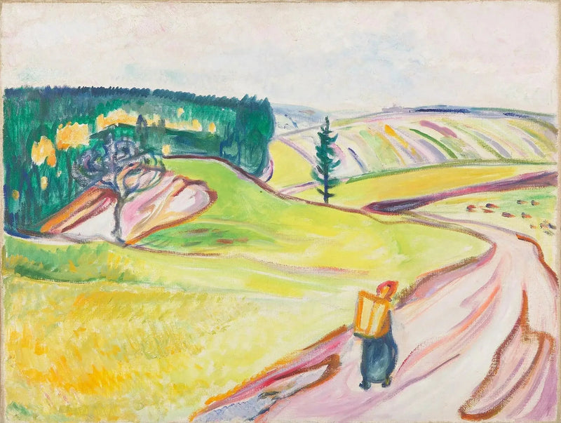 Strada in Turingia - Edvard Munch