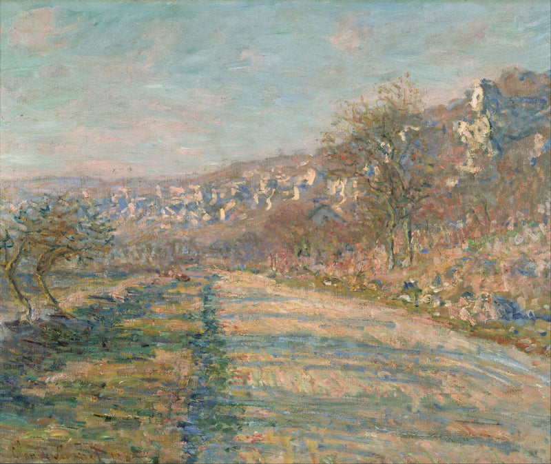 La Strada di La Roche-Guyon - Claude Monet