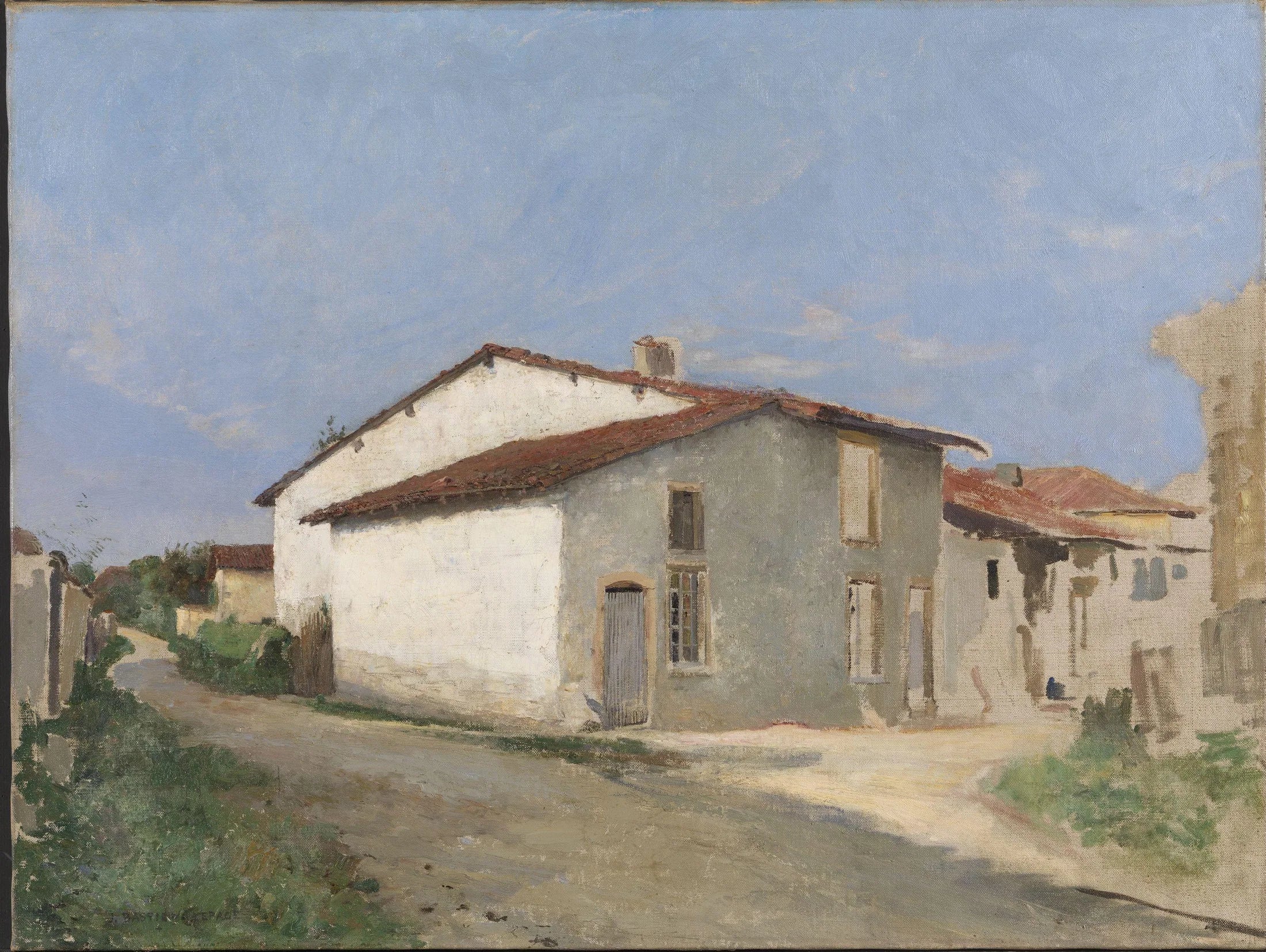 Rue à Damvillers - Jules Bastien-Lepage image 1 reproduction d’œuvre d’art à l’huile