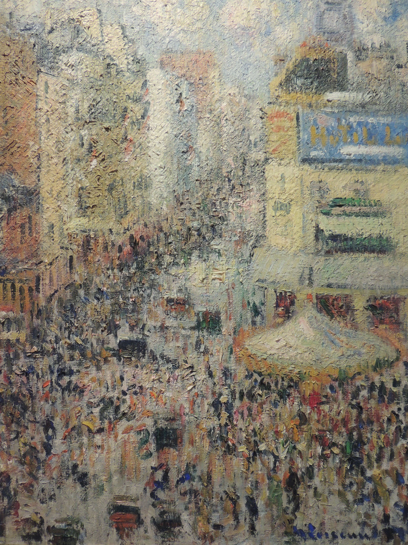 Rue Clignancourt à Paris, le 14 juillet 1926 - Gustave Loiseau