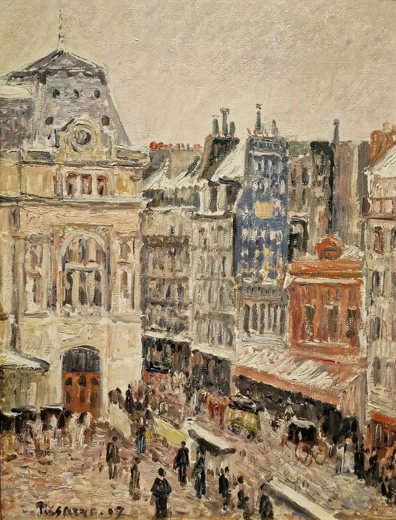 Via di Amsterdam e Stazione di Saint-Lazare - Camille Pissarro
