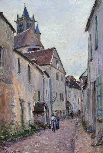Via della conceria a Moret-sur-Loing - Alfred Sisley