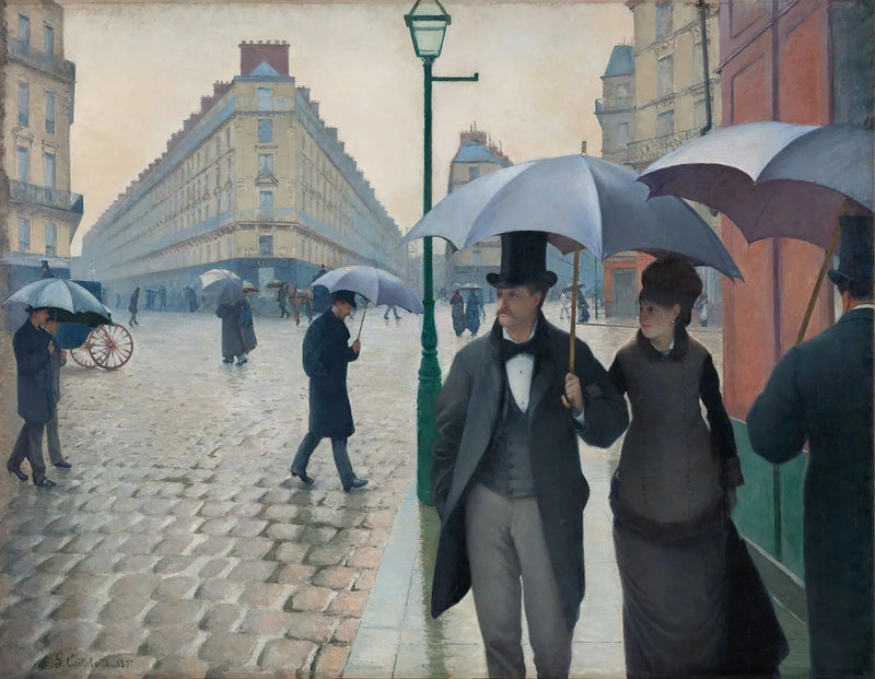 Rue di Parigi, tempo di pioggia - Gustave Caillebotte