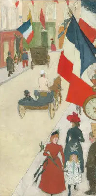 Rue de Parme a Parigi, il 14 luglio - Pierre Bonnard