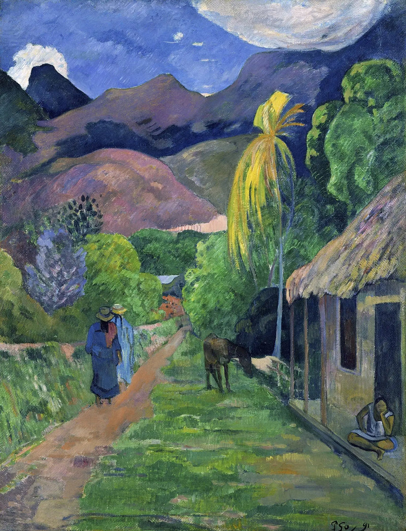 Rue de Tahiti - Paul Gauguin