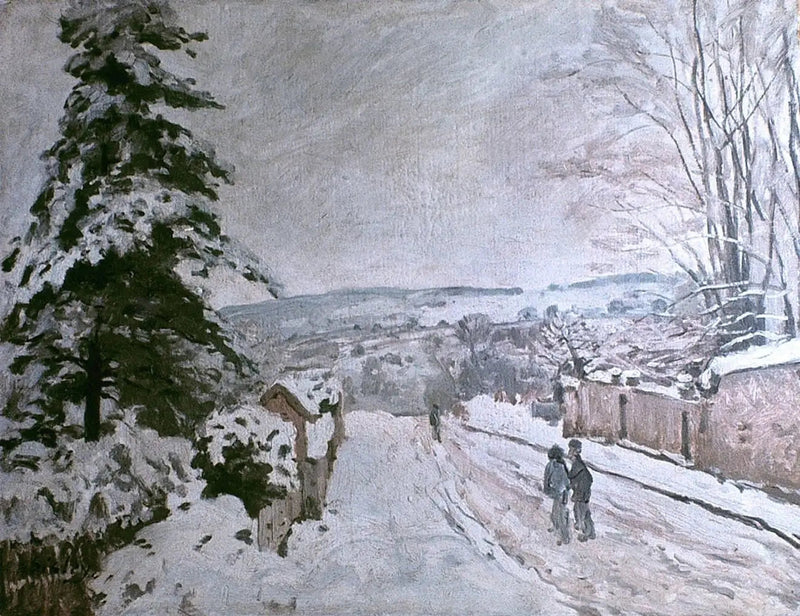 Via del Cuore Volante a Louveciennes - Alfred Sisley